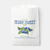 Sachets En Papier Berry Sweet Blueberry fête d'anniversaire (Devant)