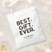 Sachets En Papier BEST CADEAU moderne JAMAIS Mariage (Coupé)