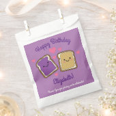 Sachets En Papier Beurre d'arachide et Jelly fête d'anniversaire PBJ (Coupé)