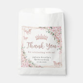 Sachets En Papier Beurre d'or Rose de fleurs de cerisiers Quinceaner (Devant)