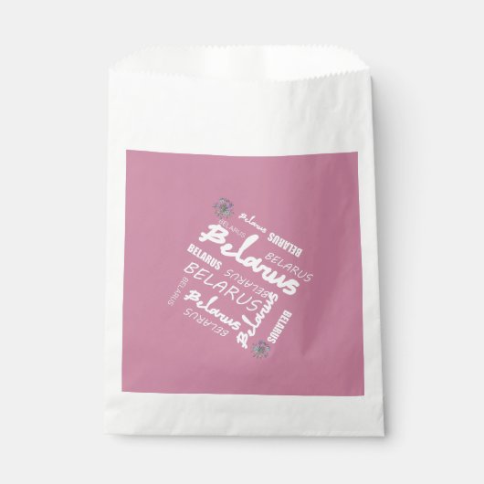 Sachets En Papier Biélorussie Fleur nationale de maïs (Devant)