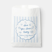 Sachets En Papier Bientôt à la mer Bébé Shower Côtier (Devant)