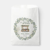 Sachets En Papier Bienvenue à la douche de mariée du stand de la fer (Devant)