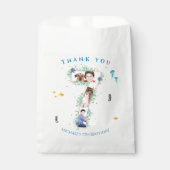 Sachets En Papier Big 7th Photo Collage Anniversaire sous la mer (Devant)