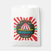 Sachets En Papier Big Top Carnival Carnival Chalkboard 1er anniversa (Devant)