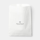 Sachets En Papier Bijoux artisanal blanc simple (Devant)