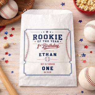 Sachets En Papier Billet de baseball Recrue de l'année pour 1er anni