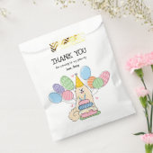 Sachets En Papier Biscuit Samoyed Anniversaire Merci Favoriser Sac (Scellé)