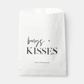 Sachets En Papier Bisous et Bisous Halloween (Devant)