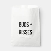 Sachets En Papier Bisous et Bisous Halloween (Devant)