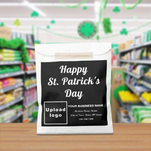 Sachets En Papier Black Business Brand, St. Patrick's Day, sac en pa