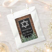 Sachets En Papier Black Snowy Bois & Forêt Pine Bar Bat mitzvah (Coupé)