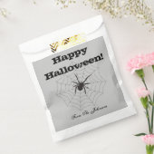 Sachets En Papier Black Spider Grey Papier Halloween Party Favoriser (Scellé)
