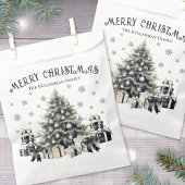 Sachets En Papier Black White Elegant Christmas