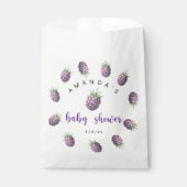 Sachets En Papier Blackberries - Baby shower (Devant)