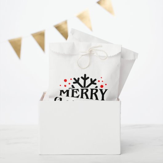Sachets en papier blanc (Fête)