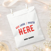 SACHETS EN PAPIER BLANC PERSONNALISABLE MODERNE DE MARQUE VÉRIFIÉE S (Coupé)