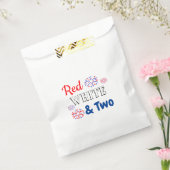 Sachets En Papier Blanc rouge et deux 2e anniversaire (Scellé)