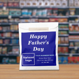 Sachets En Papier Bleu Business Marque Père's Day Papier sac
