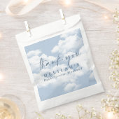 Sachets En Papier Bleu clair "Sur un petit nuage" Week-end de Bachel (Coupé)