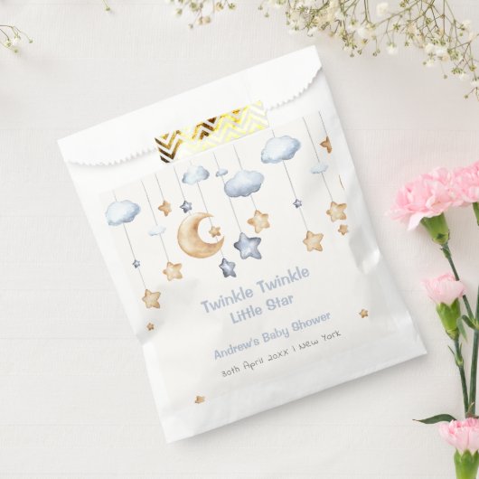 Sachets En Papier Bleu Elegant Twinkle Baby shower Twinkle (Scellé)