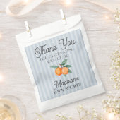 Sachets En Papier Bleu Petit Cutie Citrus Baby shower Cookie (Coupé)