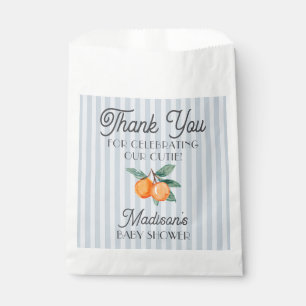 Sachets En Papier Bleu Petit Cutie Citrus Baby shower Cookie