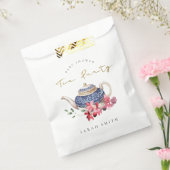 Sachets En Papier Bleu Rouge or Floral Teapot Baby shower Tea Party (Scellé)
