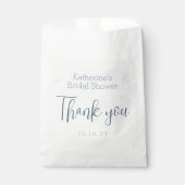 Sachets En Papier Bleu sur nuage Neuf Élégant Merci de Fête des mari (Devant)