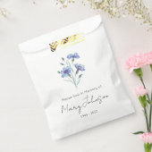 Sachets En Papier Bleuet | Simple pochette de graines Obsèques (Scellé)