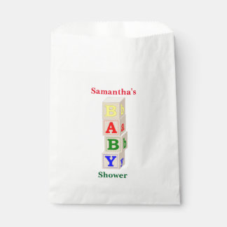 Sachets En Papier Blocs bébé Baby shower Favoriser Sac