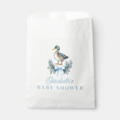 Sachets En Papier Blue Baby Boy Mallard Duck Baby shower (Devant)