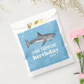 Sachets En Papier Blue Boys Birthday Party Sharks Custom (Scellé)