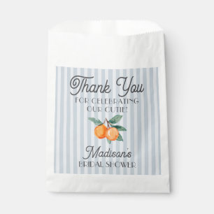 Sachets En Papier Blue Cutie Réception de Mariage Citron