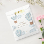 Sachets En Papier Blue Elegant Hot Air Balloon Cloud Baby shower gar (Scellé)