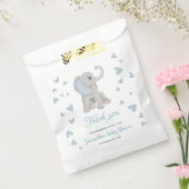 Sachets En Papier Blue Elephant Aquarelle Baby shower garçon (Scellé)