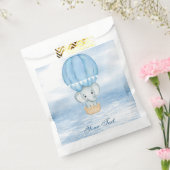 Sachets En Papier Blue Elephant Hot Air Balloon Favoriser Sac (Scellé)