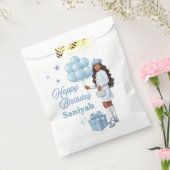 Sachets En Papier Blue Glam Black Ado Fête d'anniversaire fille (Scellé)