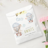 Sachets En Papier Blue Hot Air Balloon Safari Animaux Baby shower (Scellé)