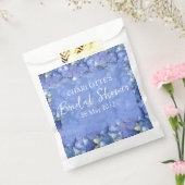 Sachets En Papier Blue Hydrangea Blooms Fête des mariées personnalis (Scellé)