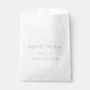 Sachets En Papier Blue Modern Arc en ciel et étoiles Baby shower bla
