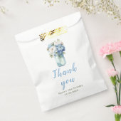 Sachets En Papier Blue Peonies Mason Jar Anniversaire (Scellé)