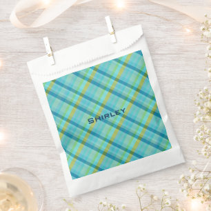 Sachets En Papier Blue Plaid par Shirley Taylor