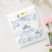 Sachets En Papier Blue Toile Pumpkin Fall Birthday Party Dessert (Scellé)