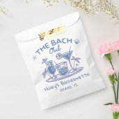Sachets En Papier Blue Whimsical Beach Cocktail Bachelorette Party (Scellé)