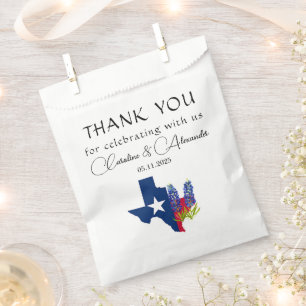 Sachets En Papier Bluebonnets Texas Floral Modern Chic Mariage