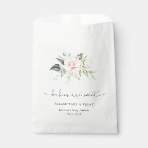 Sachets En Papier Blush Floral Babes are Sweet Please Take a Treat