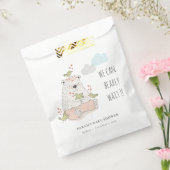 Sachets En Papier Blush Nous Pouvons Attendre L'Ours Baby shower (Scellé)