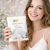 Sachets En Papier Blush Pink Peony Floral 18th Birthday