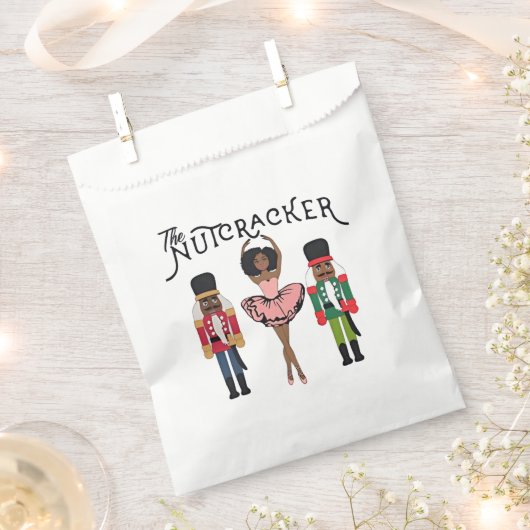 Sachets En Papier Boca Raton Black Nutcracker Funny Christmas  (Coupé)
